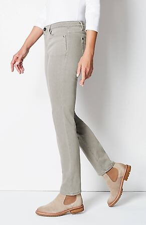 Side Image for Authentic Fit Slim-Leg Jeans