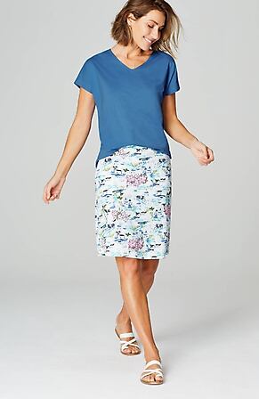 Product Image for Luxe Supima® V-Neck Easy Tee