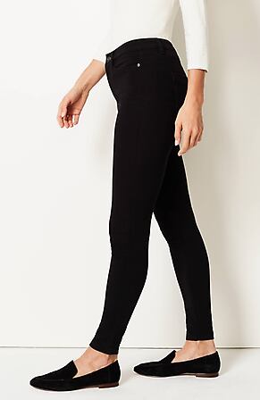 Side Image for Premium-Flex High-Rise Denim Leggings