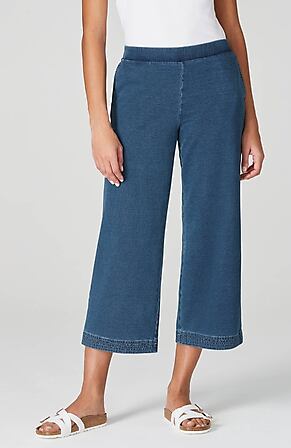 Product Image for Pure Jill Indigo Knit Border-Stitch Crops