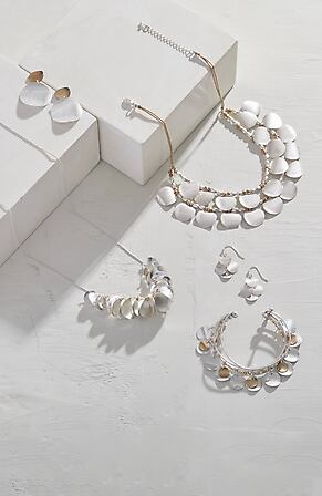 Side Image for Mixed-Metal-Disks Bracelet