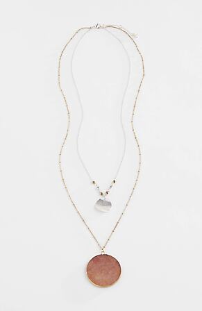 Product Image for Pink Sunset Double-Drop Necklace