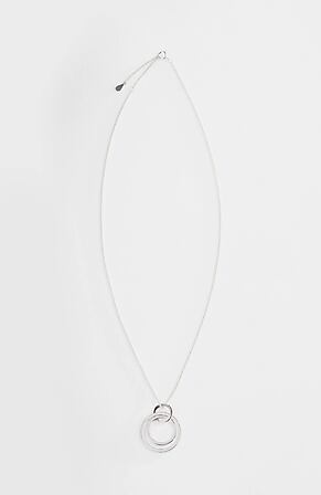 Product Image for Sterling Silver Double-Rings Pendant