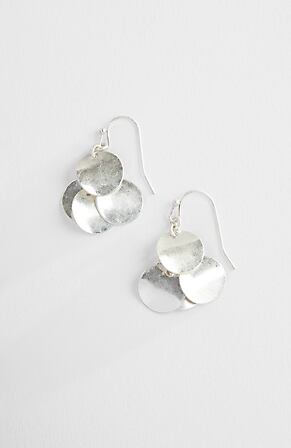 Product Image for Metal-Disks Drop Earrings