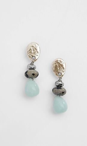 Product Image for Dalmatian Stone Post Drop Earrings