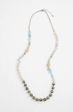 Product Image for Dalmatian Stone Single-Strand Necklace