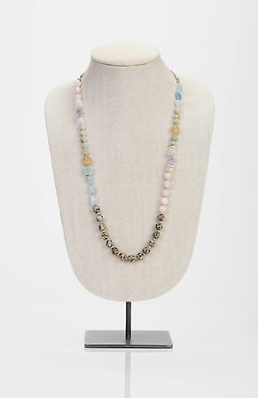 Back Image for Dalmatian Stone Single-Strand Necklace