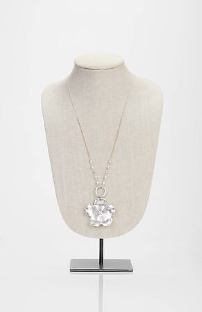 Back Image for Mixed-Metal Blossom Pendant