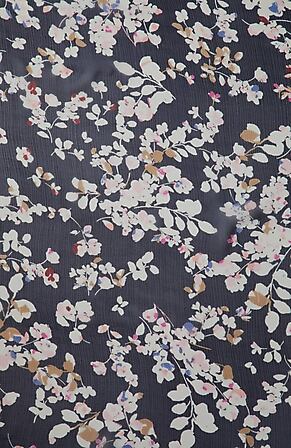Back Image for Waterfloral Silk Square Scarf