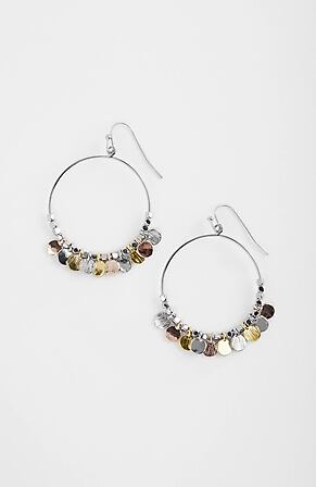 Product Image for Tri-Tone Hoop Earrings