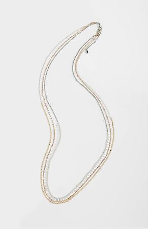 Product Image for Tri-Tone Multistrand Necklace