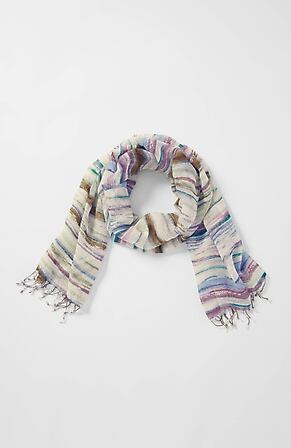 Product Image for Pure Jill Linen & Cotton Artisanal Stripes Scarf