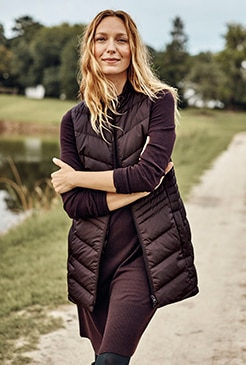 Shop our side-zip down puffer vest