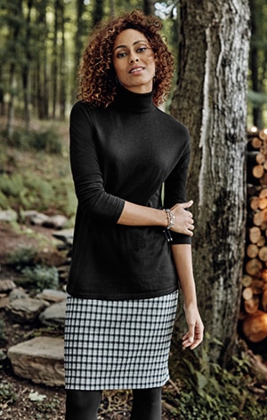 Shop our refined turtleneck sweater