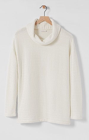 Shop our relaxed chenille knit top
