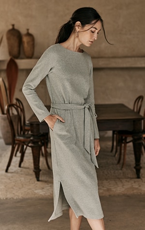 Shop our Pure Jill belted dress