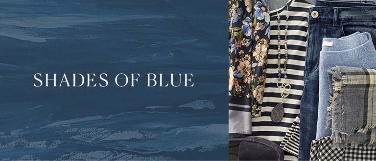 Jjill J.jill Fit Double-knit Trimmed Tunic In Adriatic,blue Sage