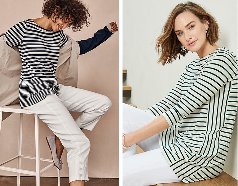 J.Jill Community  How to Wear Breton Stripes