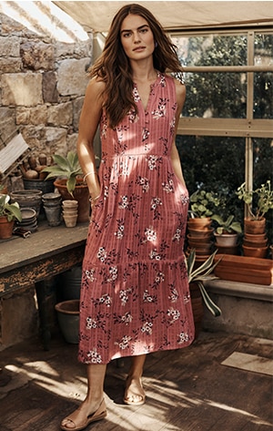 Shop our Spring Garden Tiered Dress