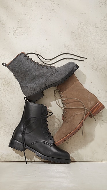 Shop our Naomi lace-up boots