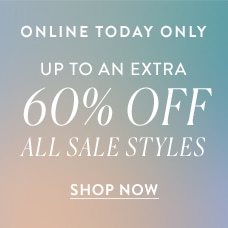 Flash Sale: Up to An Extra 60% Off All Sale Styles. Shop Now!