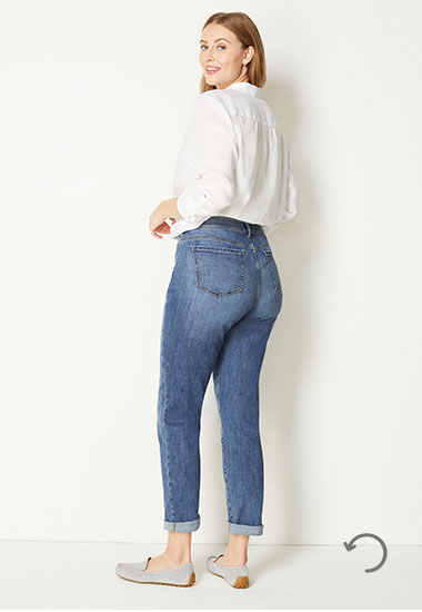 The boyfriend jeans - size 8 rear view