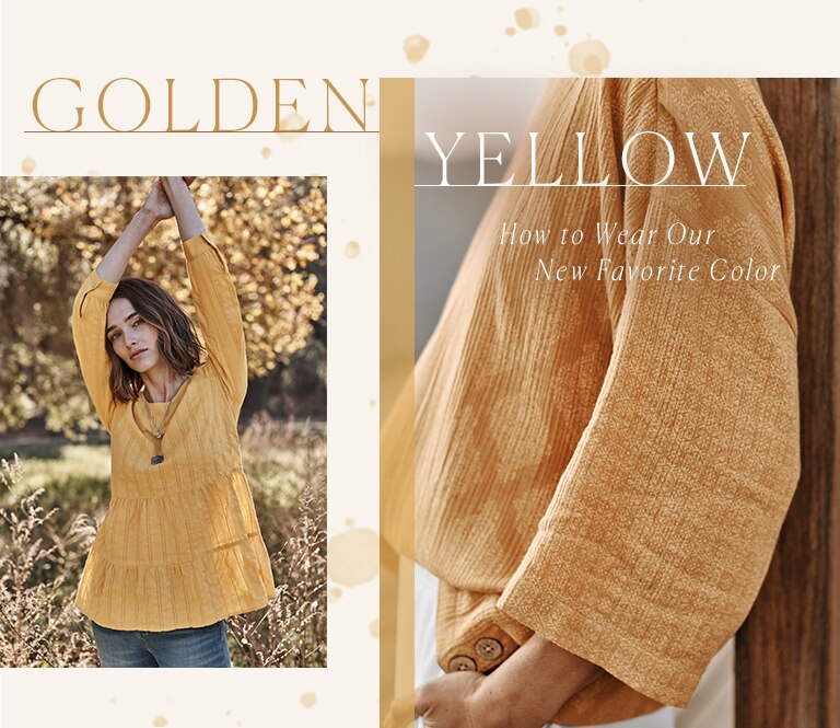 J.Jill Inspiration  Golden Outfit Ideas For Spring