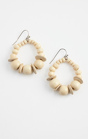 Shop our Compassion Fund Natural Elements Hoop Earrings