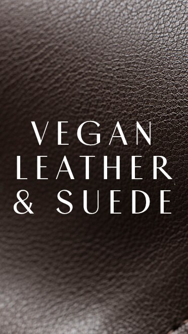 Shop vegan leather & suede