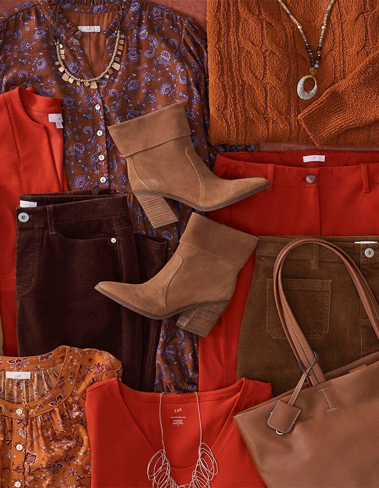 Shop warm fall colors
