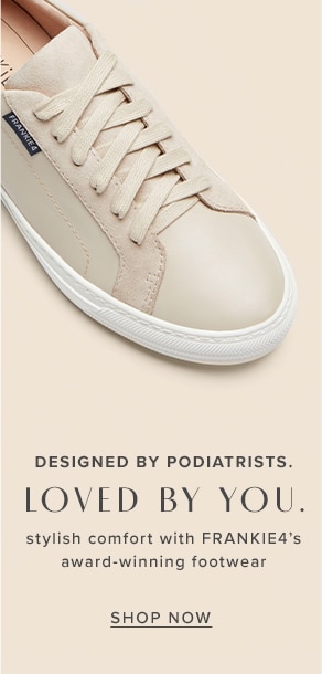 Designed by podiatrists. Loved by you. Stylish comfort with FRANKIE4's award-winning footwear. Shop now.