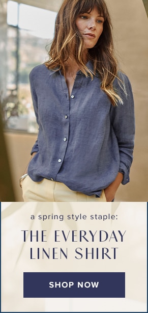 Our Everyday Linen Shirt. Shop now.