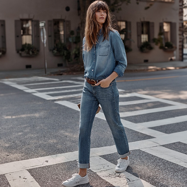 Relaxed Boyfriend Jeans