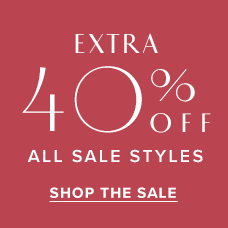 Extra 40% Off All Sale Styles. Shop the sale.