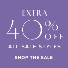 Extra 40% Off All Sale Styles. Shop the sale.