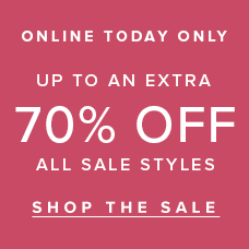 Up To An Extra 70% Off All Sale Styles. Shop the sale.