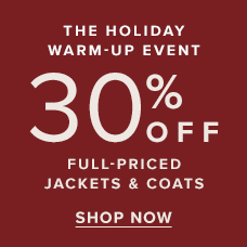 Shop 30% Off Full-Priced Jackets & Coats