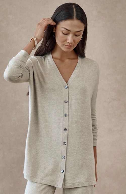 Shop our pure jill tranquility button-front top