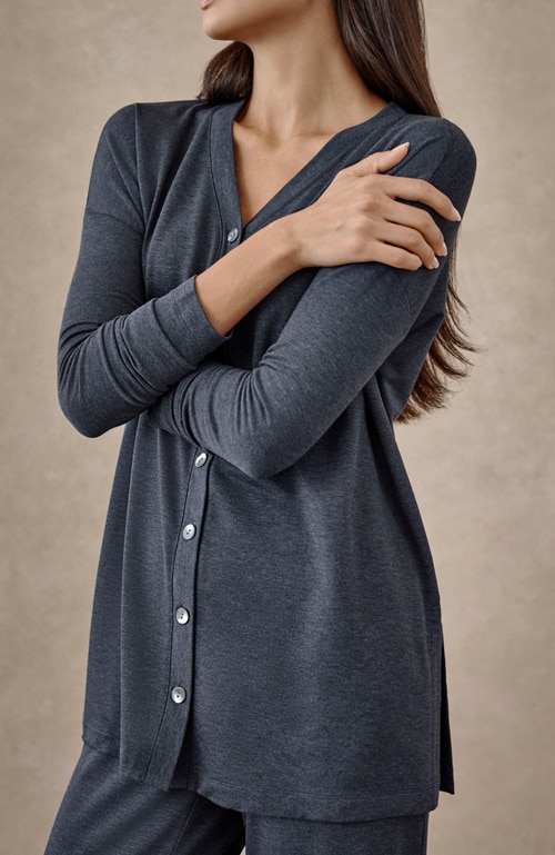 Shop our pure jill tranquility button-front top