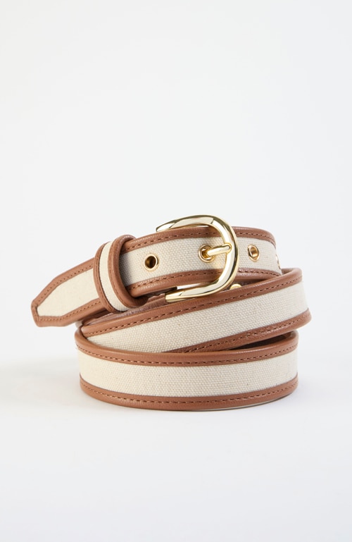Shop our leather & canvas belt