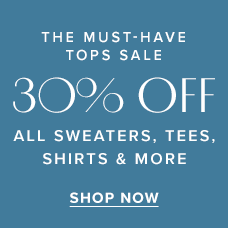 Shop 30% Off All Tops