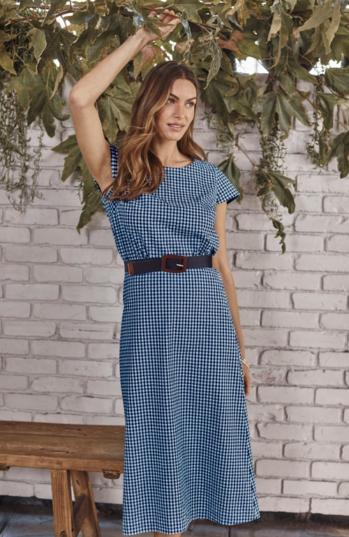 Shop our button-back tee