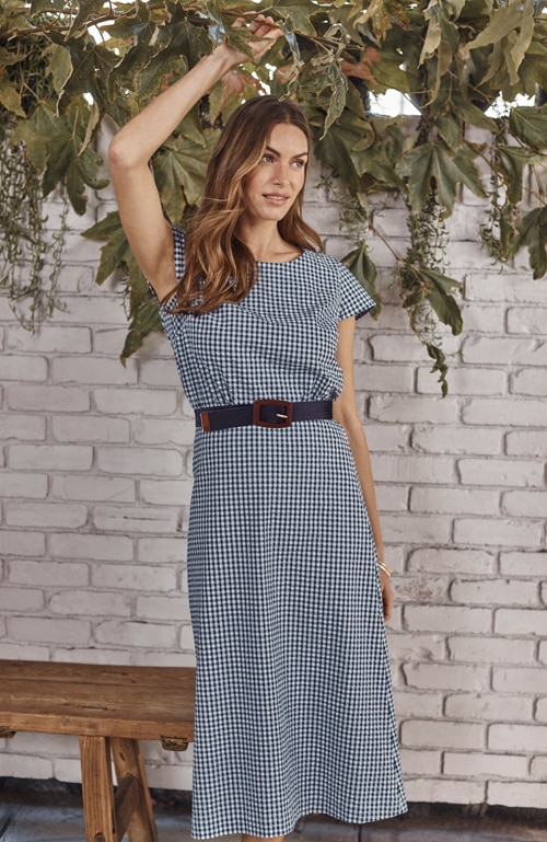 Shop our button-back tee