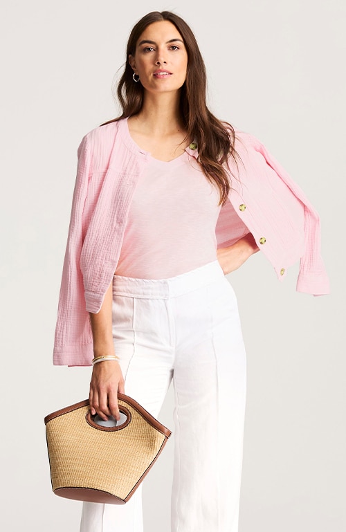 Shop our modern basket bag