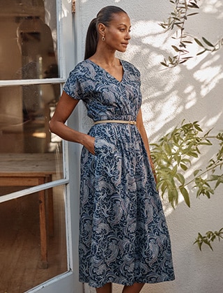 dresses women TqaSer Womens 2025 Summer Casual Plain Ruffle Trim Ruched Waist Midi Dress at Amazon Women's Clothing store Back zipper closure. Refresh Your Wardrobe With New