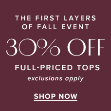 Shop 30% Off Full-Priced Tops