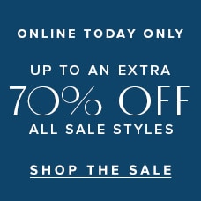 The October Flash Sale: Up To An Extra 70% Off All Sale Styles. Shop the sale.