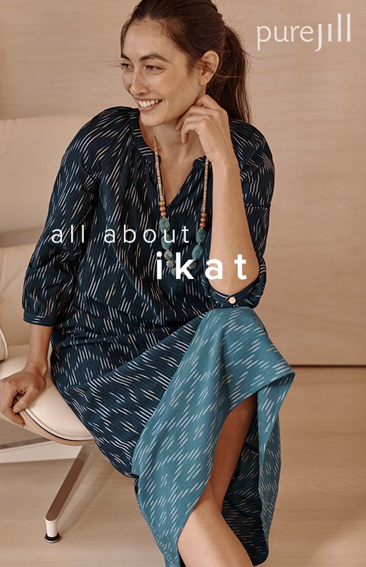 What is ikat the Pure Jill print we 💙 J Jill