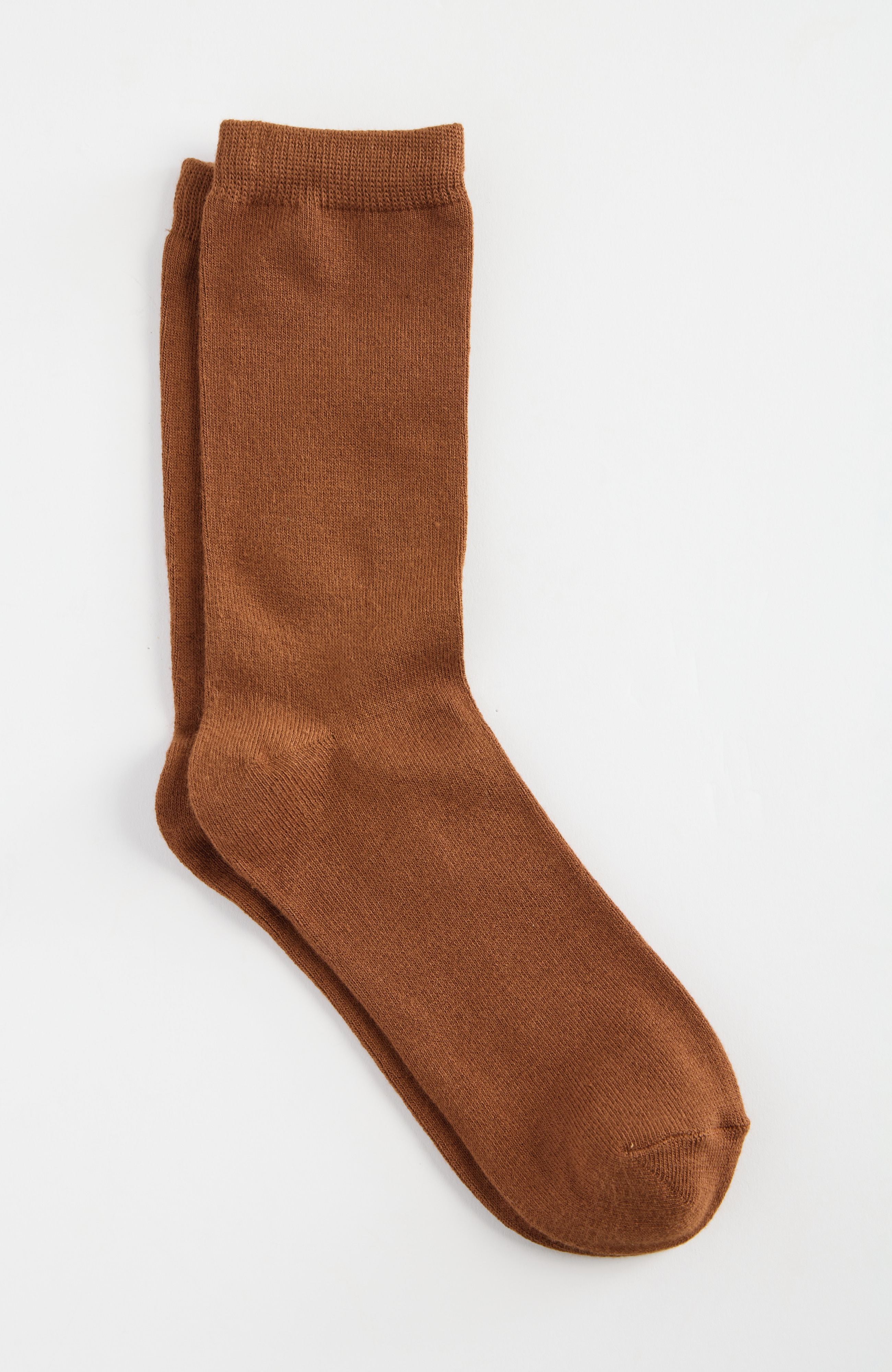 グレンサクソン Glen Saxon Rayon From Bamboo-Blend Crew Socks | JJill