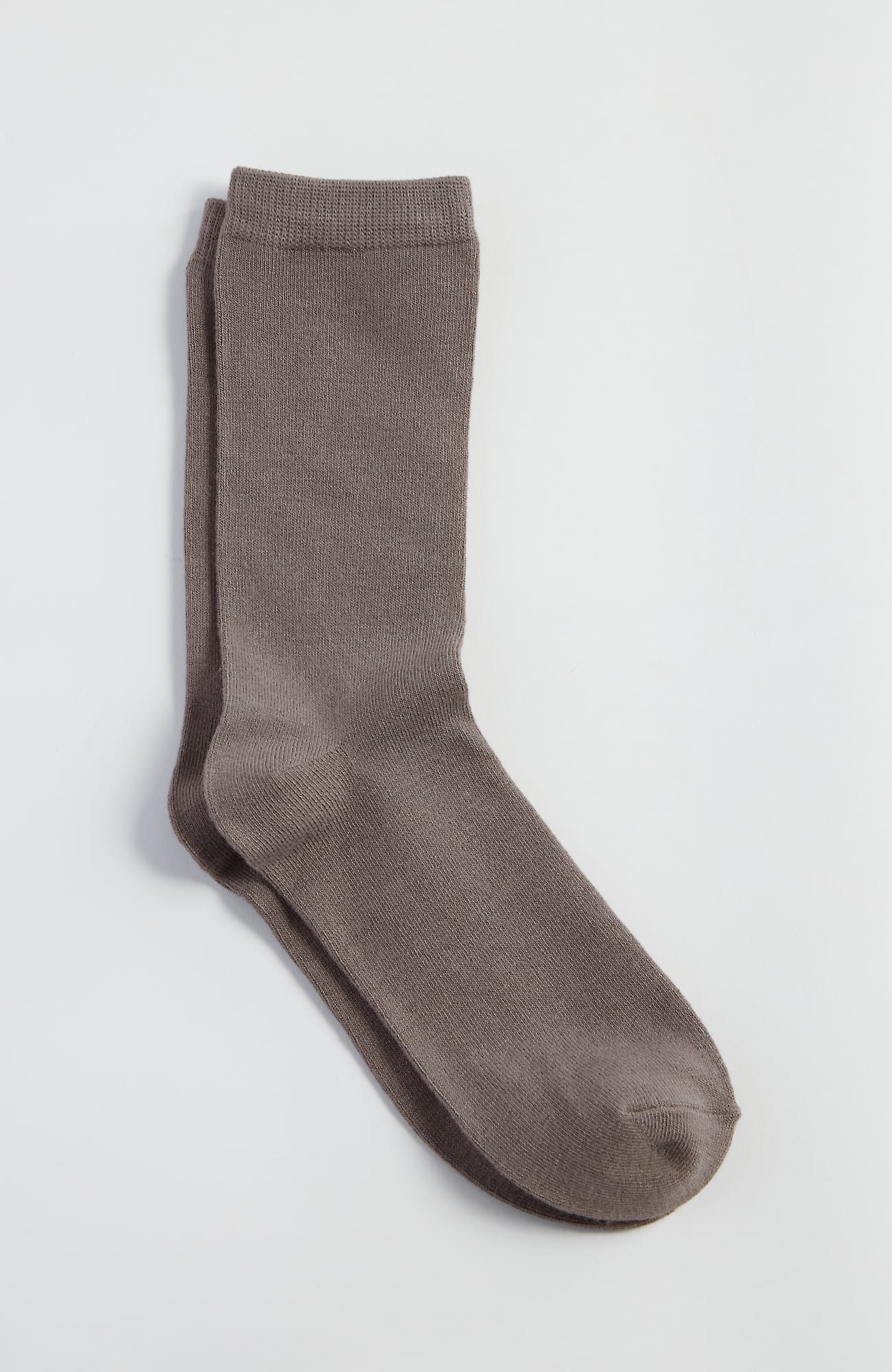 Jjill J.jill Rayon From Bamboo-blend Crew Socks In Gray